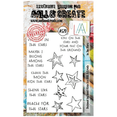 AALL And Create A6 Clear Stamp Set - In the Stars