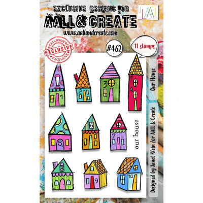 AALL And Create A6 Clear Stamp Set - Our House
