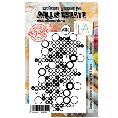 AALL And Create A7 Clear Stamp Set - Bubble Block