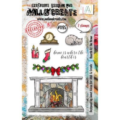 AALL And Create A7 Clear Stamp Set - Hearth Of The Home