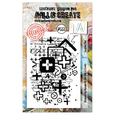 AALL And Create A7 Clear Stamp Set - Scripted Plus