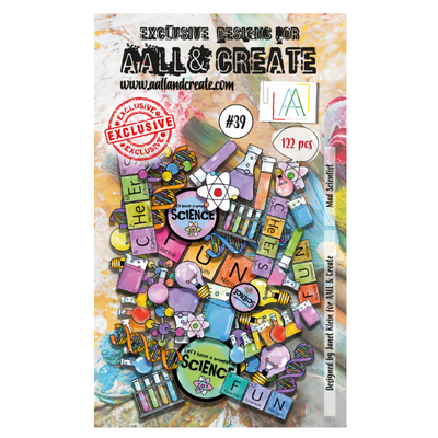 Aall and Create Ephemera Die-cuts #39 - Mad Scientist