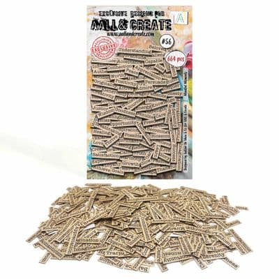 Aall and Create Ephemera Die-cuts #56 - Mindful Moments