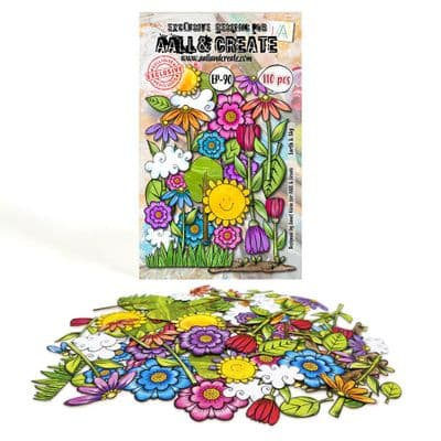 Aall and Create Ephemera Die-cuts #90 - Earth and Sky