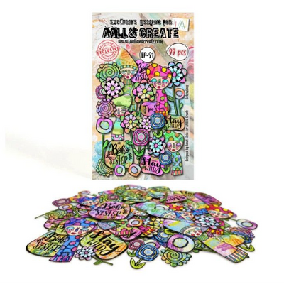 Aall and Create Ephemera Die-cuts #91 - Bohemians