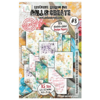 Aall & Create A5 Design Papers #8 - Prism Palette