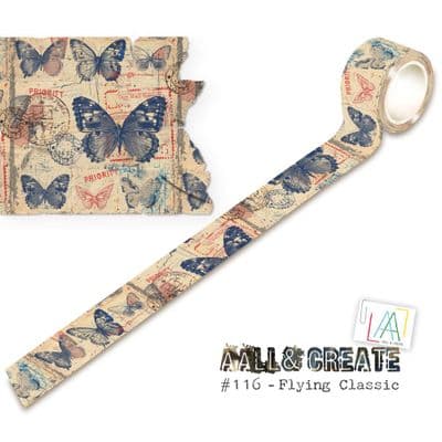 AAll & Create Washi Tape - Flying Classic #116