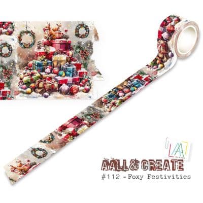 AAll & Create Washi Tape - Foxy Festivities #112