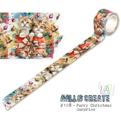 AAll & Create Washi Tape - Purry Christmas Surprise #108