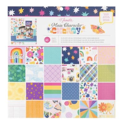 American Crafts Double-Sided Paper Pad 12x12 - Shimelle Main Character Energy