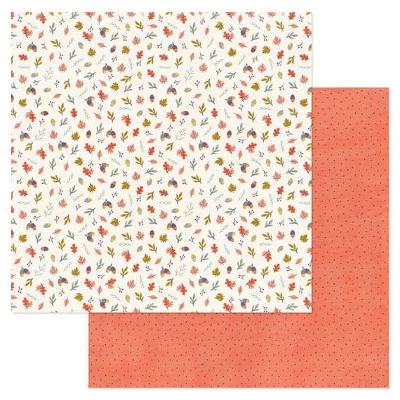 American Crafts Farmstead Harvest 12x12 - Acorns