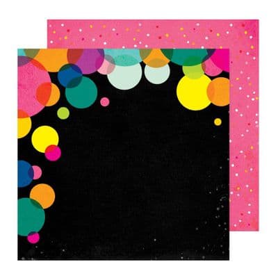 American Crafts Vicki Boutin Bold + Bright 12x12 - Tiny Bubbles