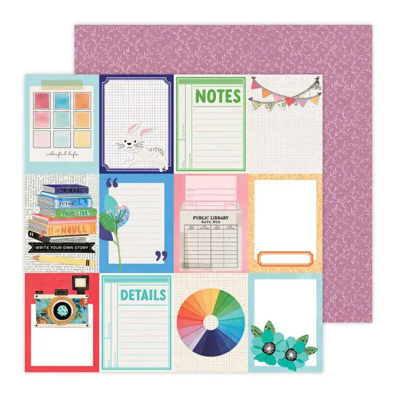 American Crafts Vicki Boutin Cut and Paste 12x12 - #1