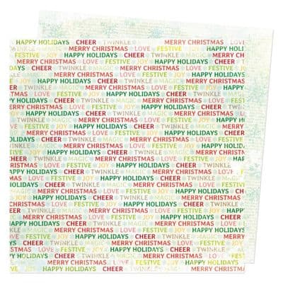 American Crafts Vicki Boutin Evergreen & Holly 12x12 - Holiday Cheer