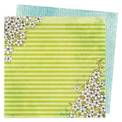 American Crafts Vicki Boutin Fernwood 12x12 - Happiness Blooms