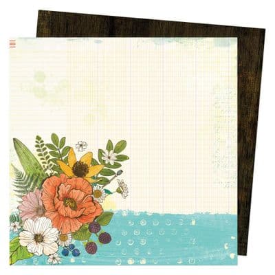 American Crafts Vicki Boutin Fernwood 12x12 - Notebook