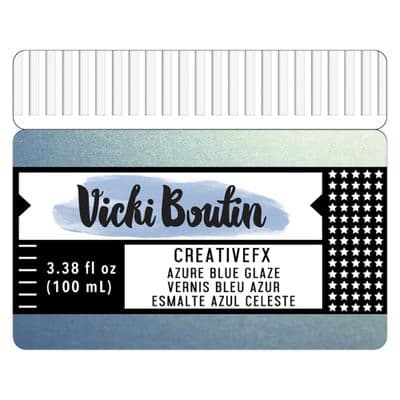 American Crafts - Vicki Boutin Mixed Media Creative FX Glaze - Azure Blue