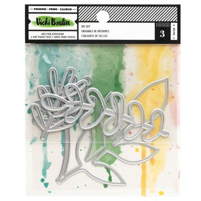 American Crafts - Vicki Boutin Mixed Media Die Set - Branches