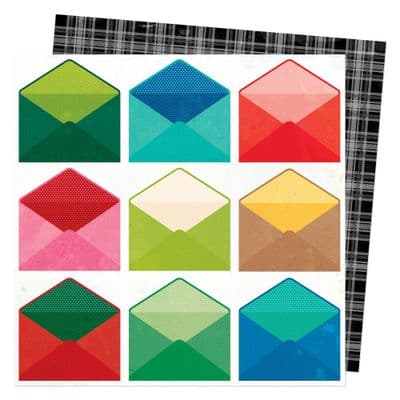 American Crafts Vicki Boutin Peppermint Kisses 12x12 - Greetings