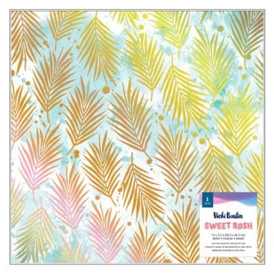 American Crafts Vicki Boutin Specialty Paper 12x12 - Sweet Rush