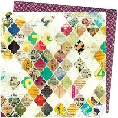 American Crafts Vicki Boutin Storyteller 12x12 - Mosaic