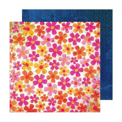 American Crafts Vicki Boutin Sweet Rush 12x12 - Daisy Chain