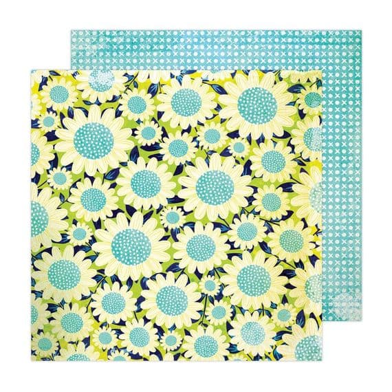 American Crafts Vicki Boutin Sweet Rush 12x12 - Garden Variety