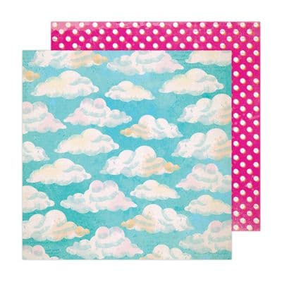 American Crafts Vicki Boutin Sweet Rush 12x12 - Silver Lining