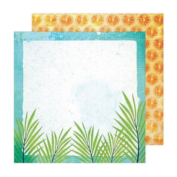 American Crafts Vicki Boutin Sweet Rush 12x12 - Under The Palms