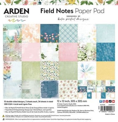 Arden Creative Studio 12x12 Paper Pad - Field Notes
