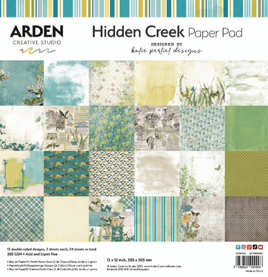 Arden Creative Studio 12x12 Paper Pad - Hidden Creek