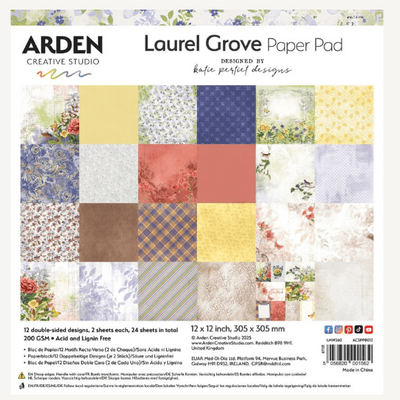 Arden Creative Studio 12x12 Paper Pad - Laurel Grove
