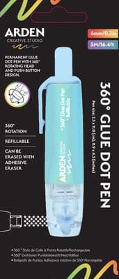 Arden Creative Studio 360ᵒ Glue Dot Pen