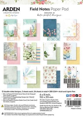 Arden Creative Studio 6x8 Paper Pad - Field Notes