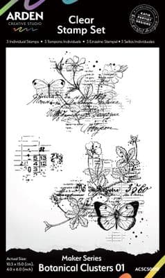 Arden Creative Studio Clear Stamps - Maker Series - Botanical Clusters 01