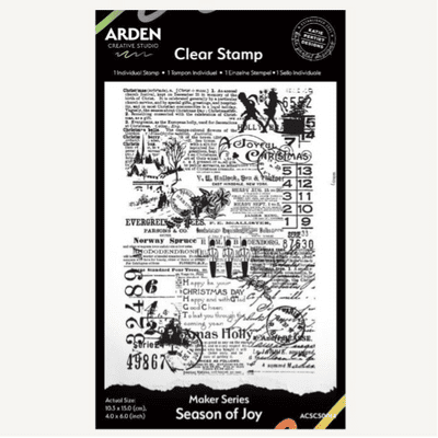 Arden Creative Studio Clear Stamps - Maker Series - Season of Joy Background