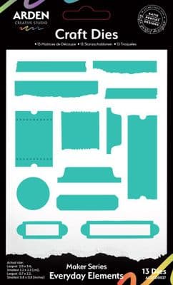 Arden Creative Studio Craft Die Set - Maker Series - Everyday Elements