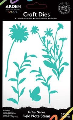 Arden Creative Studio Craft Die Set - Maker Series - Field Notes Stems