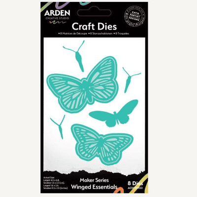 Arden Creative Studio Craft Die Set - Maker Series - Winged Essentials