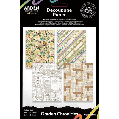 Arden Creative Studio Decoupage Paper - Garden Chronicles