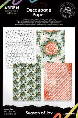 Arden Creative Studio Decoupage Paper - Season of Joy