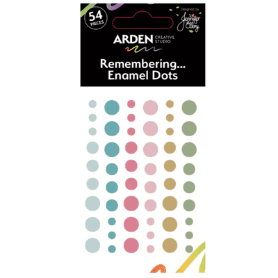 Arden Creative Studio Enamel Dots - Remembering...