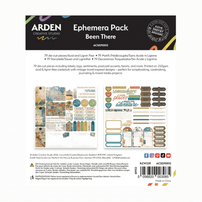 Arden Creative Studio Ephemera Pack - Been There