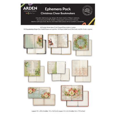 Arden Creative Studio Ephemera Pack - Christmas Cheer Bookmakers
