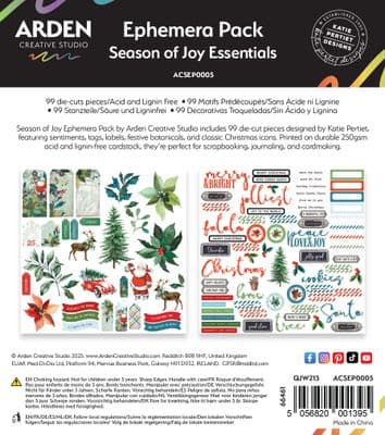 Arden Creative Studio Ephemera Pack - Season of Joy Essentials