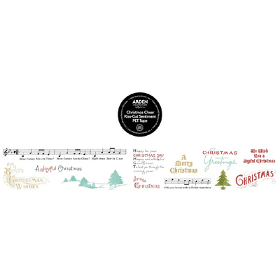 Arden Creative Studio Kiss-Cut PET Tape Set - Christmas Cheer