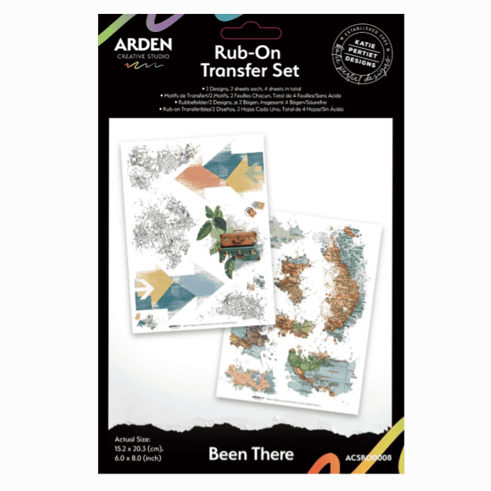 Arden Creative Studio Rub-On Transfer Set - Been There