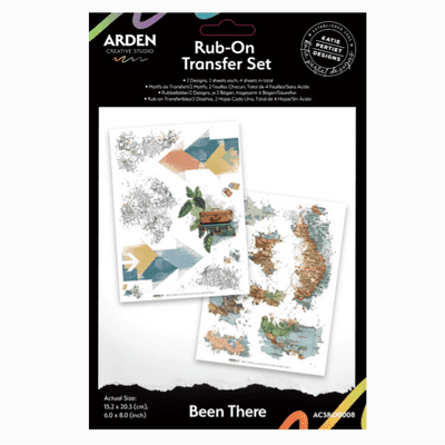 Arden Creative Studio Rub-On Transfer Set - Been There