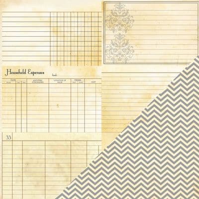Bazzill Basic Paper - 12x12 Cardstock Heritage - Note Cards/Horizontal