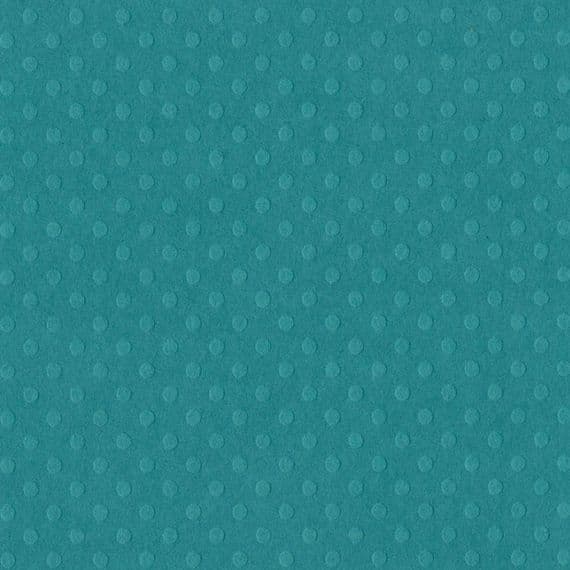Bazzill Dotted Swiss 12x12 Cardstock - Mermaid